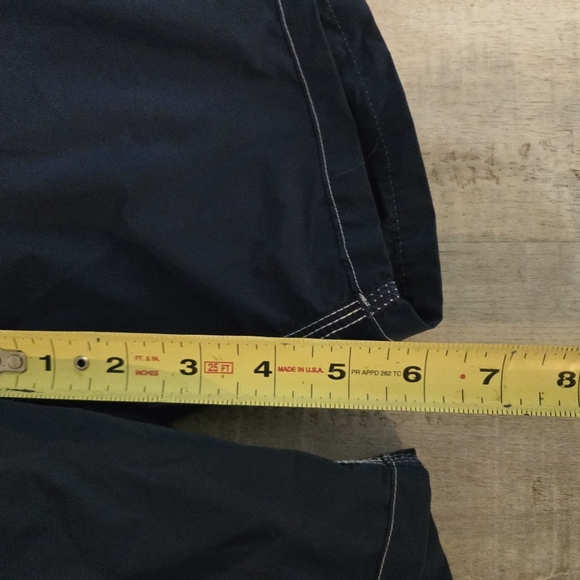 Vans shorts mens 32 striped swim trunks Blue - Picture 7 of 10